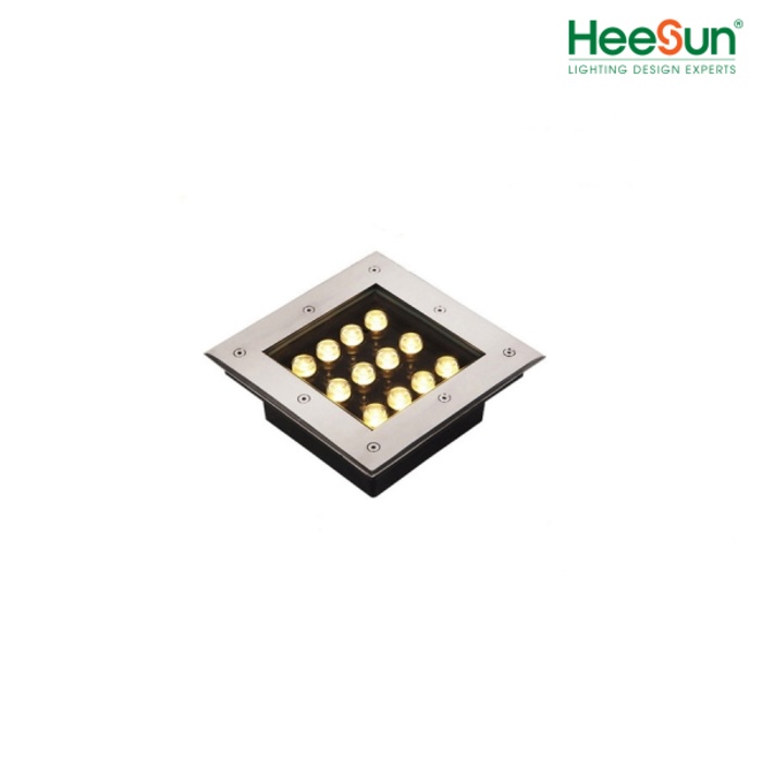 ĐÈN ÂM ĐẤT VUÔNG 12W HS-ADV12