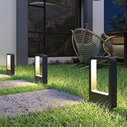 Ứng dụng đèn trụ sân vườn Heesun